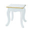 Ensemble de coiffeuse en bois Teamsis pour enfants avec miroir à trois volets, tiroir de rangement, tabouret assorti et table de maquillage pour enfants de 3 ans et plus-728171262
