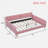 Modern Upholstered Daybed With 4 Support Legs And Button Tufted Design-182296309