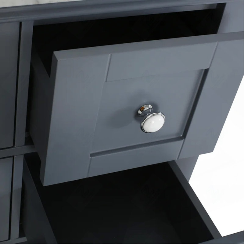 Armoire 48 ", Bouleau / gris