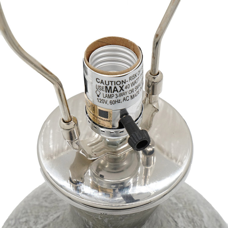 Lampe de table en verre D15x23