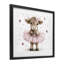Bébé veau avec tutu, reproduction encadrée sous verre, design par Whimsical Wonders-1131792906-1131793015