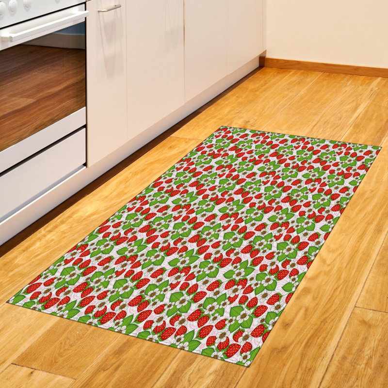 Floral High Density Long Fiber Poly Threads Decorative Area Rug Carpet, Rectangle 2'7" x 5'