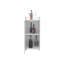 Armoire de bar 2 portes Theba, tablette ouverte et design compact, rangement pour bar moderne-356176077