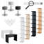 Lacen Dressing Table with Mirror