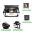 2-Light Black Farmhouse Flush Mount