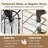 Large Arched Windowpane Full-Length Wall Mirror With Solid Wood Frame-52780464-52780467