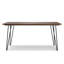 Table de salle à manger en bois de manguier massif Hunter, style industriel-1756186287-1791639677