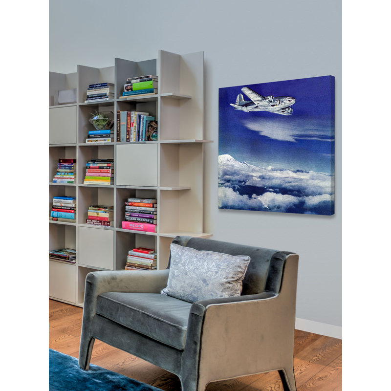 Above The Clouds - Wrapped Canvas Print, 46cm H x 46cm W