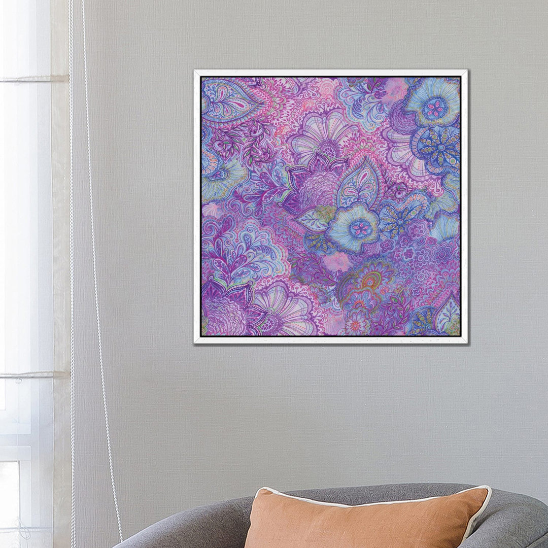 Flourish Purply von Stephanie Corfee - Gallery-Wrapped Canvas Giclée on Canvas