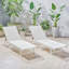 Ensemble de 2 chaises longues réglables d'extérieur pour une détente ultime, 2 pièces-456432861