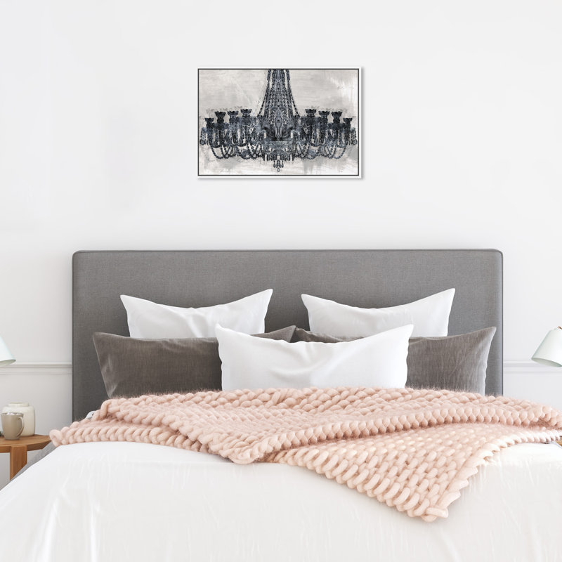 Decadent Soiree Revers, Glam Crystal Lamp Modern & Contemporary Black - Impression sur toile pour la salle à manger