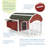 Pavlof 22.2 Square Feet Chicken Coop with Chicken Run For Up To 6 Chickens