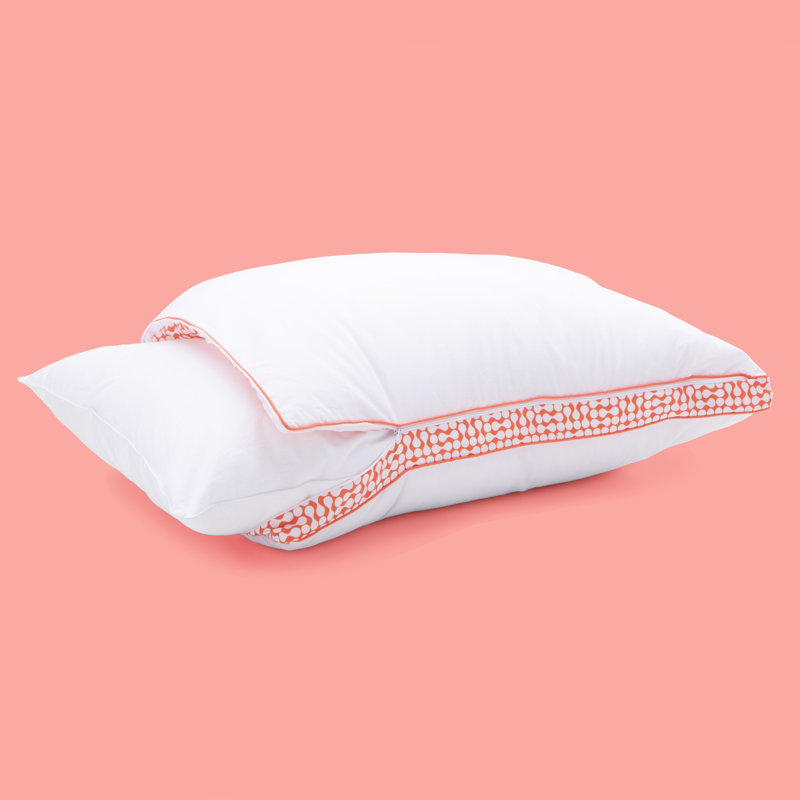Coussin de support moyen en fibres et bourre en polyester 3-en-1 quintara, 18 po x 26 po