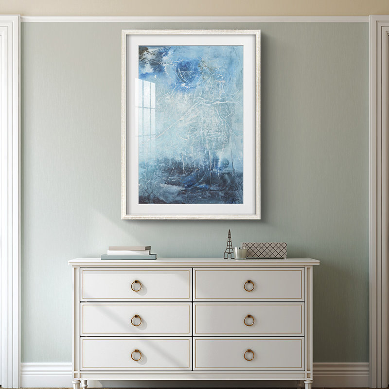 Coastal Seas IV - Impression encadrée, H 19,5 po x l 16,5 po, Blanc