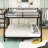  Metal Bunk Bed with Guardrails-524920220-516421199