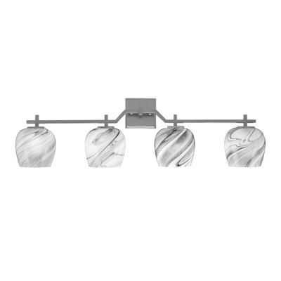 Headland Bath Bar Shown With 6" Onyx Swirl Glass