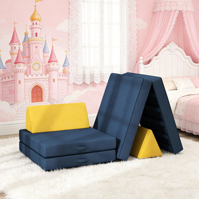 Blocs d'escalade doux pour, six pièces, mousse 28d haute élasticité, multiples configurations, jeu imaginatif sans fin, fermeture à glissière dissimulée, retrait facile de la housse, L 59,1 po x l 26 po, H 17,9 po, sur 18 mois,