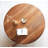Sidney Solid Walnut Wood Round Coffee Table, Mid-Century Modern-21308761