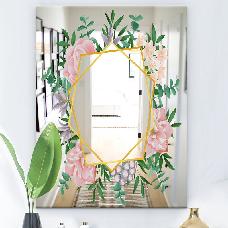 Miroir d'appoint Efflorescent, H 39,4 po x l 29,5 po