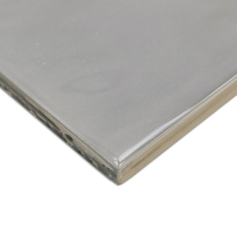Santa Monica 4x12 Polished Ceramic Subway Tile, Gray