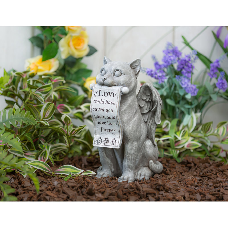 Cat Weather Resistant Plastic Garden Statue