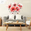 Adhésif décoratif coquelicot