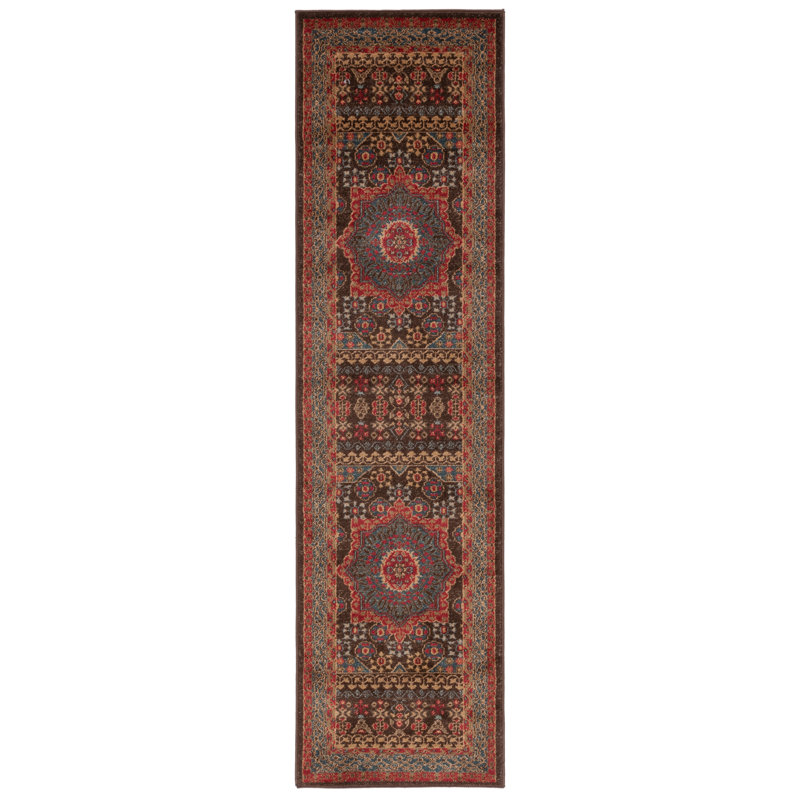 Hadassah Oriental Hand Woven Area Rug, Runner 66 x 244 cm