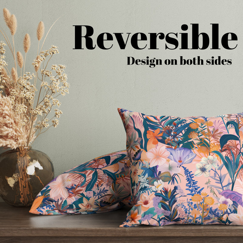 Housse de coussin Zinnia, H 20 po x l 20 po