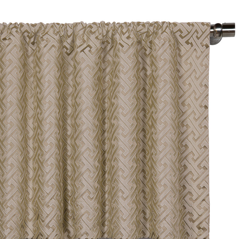 Roscoe Room Darkening Curtain, 48" x 84", Graphite