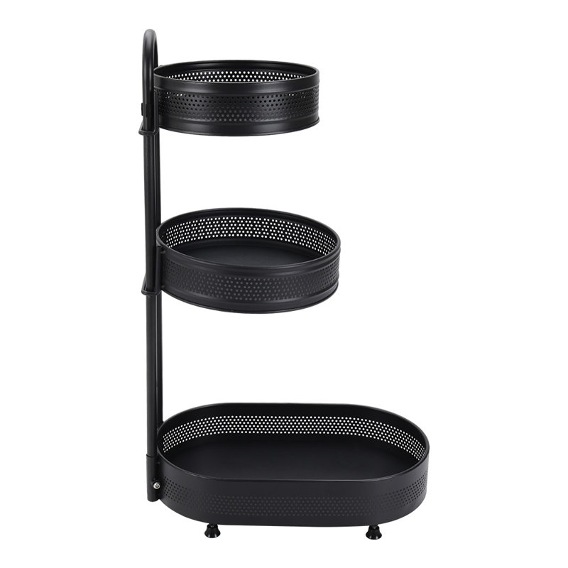 Hayons Freestanding Spice Rack, Black