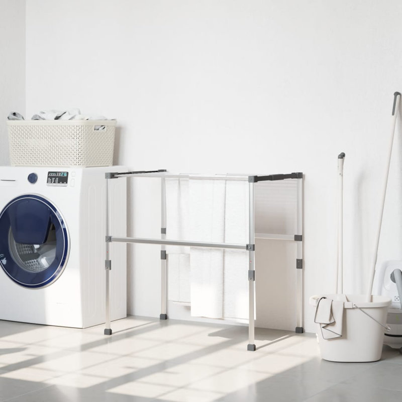 Séchoir à linge pliable en aluminium