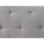 Grand lit en tissu gris Venacha