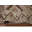 Tapis brun en laine réversible Kilim 5 x 6