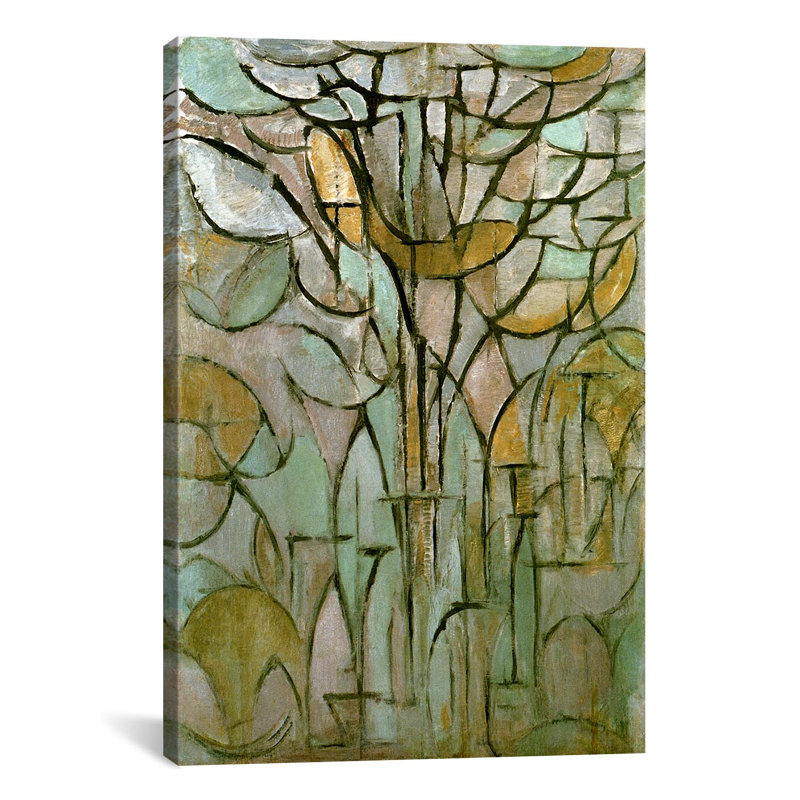 « Tree, 1912 » par Piet Mondrian - impression, Toile, H 26 po x l 18 po x P 1,5 po