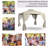 9.6X11.6FT Gazebo Steel, Mosquito Net For Garden Use With Double Roof (Cream White)-123219052