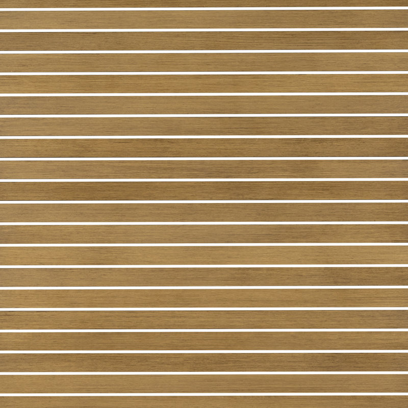 Privadesa 4 x 6 ft. Aluminum Privacy Screen with Wood Effect Finish