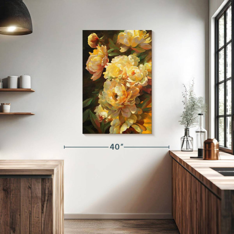 Harnek Peonies For Springtime, 39" H x 26" W