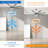 72" Modern Silver  Large Ceiling Fan with Dimmable LED Light and Remote Control DIY Shade 6-speed Reverisble Blades-5390696