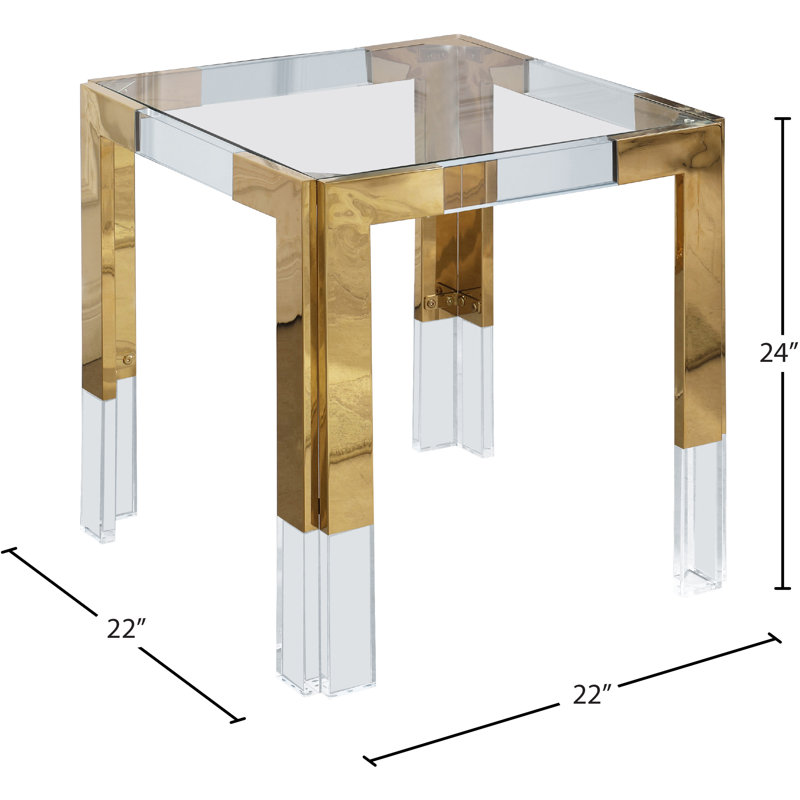 Table de bout Casper, Or