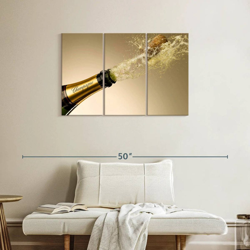 Yarlin champagne liège pop, H 24 po x l 38 po