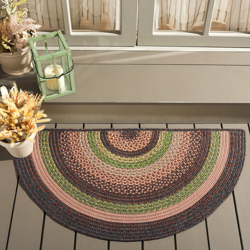 Tapis intérieur / extérieur Ceaira Performance, Demi-cercle 2 pi x 4 pi