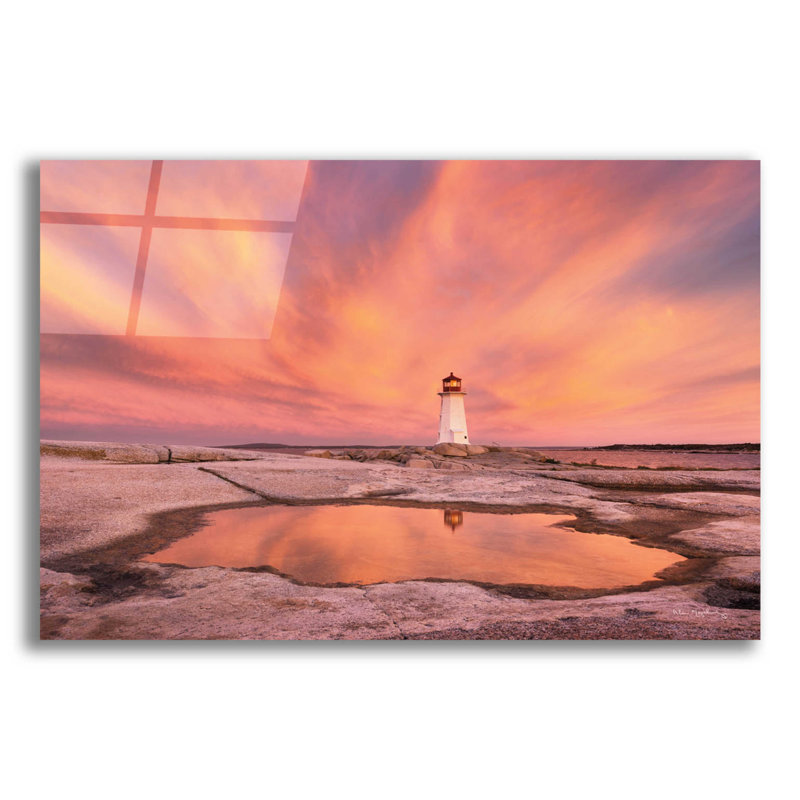 Epic Art 'Peggys Cove Nova Scotia Crop' By Alan Ma " Peggys Cove Nova Scotia Crop ", 12" H x 16" W x 0.13" D