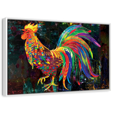 Multicolored Abstract Rooster