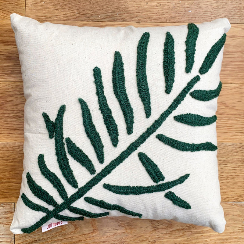Housse et insert de coussin intérieur / extérieur 100% coton Dnajah, Housse de coussin seulement - sans coussin