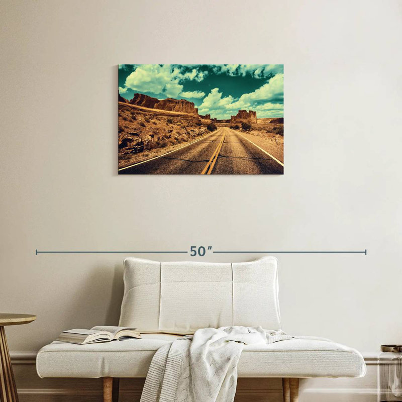Mehar Retro Desert Road, H 20 po x l 30 po