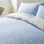 Beach Huts Blue/Grey/Pink 120 TC Reversible Modern & Contemporary Duvet Cover Set-1400856339