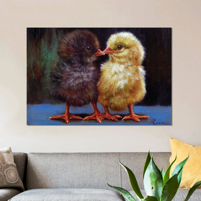 « the baiser », reproduction sur toile, H 8 po x l 12 po x P 0,75 po, Toile tendue, Pas de tapis