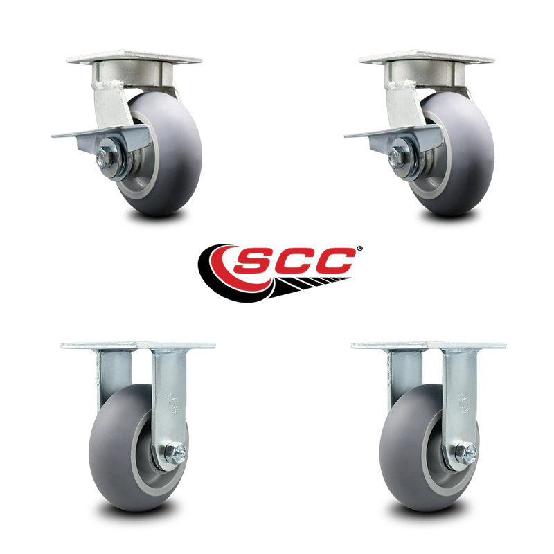 Kingpinless Thermoplastic Caster