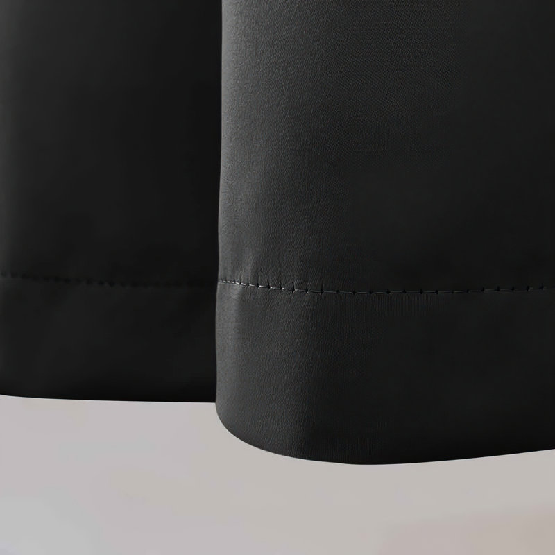 Tailored Cafe Curtain, Grayish White, 34" W x 24" L