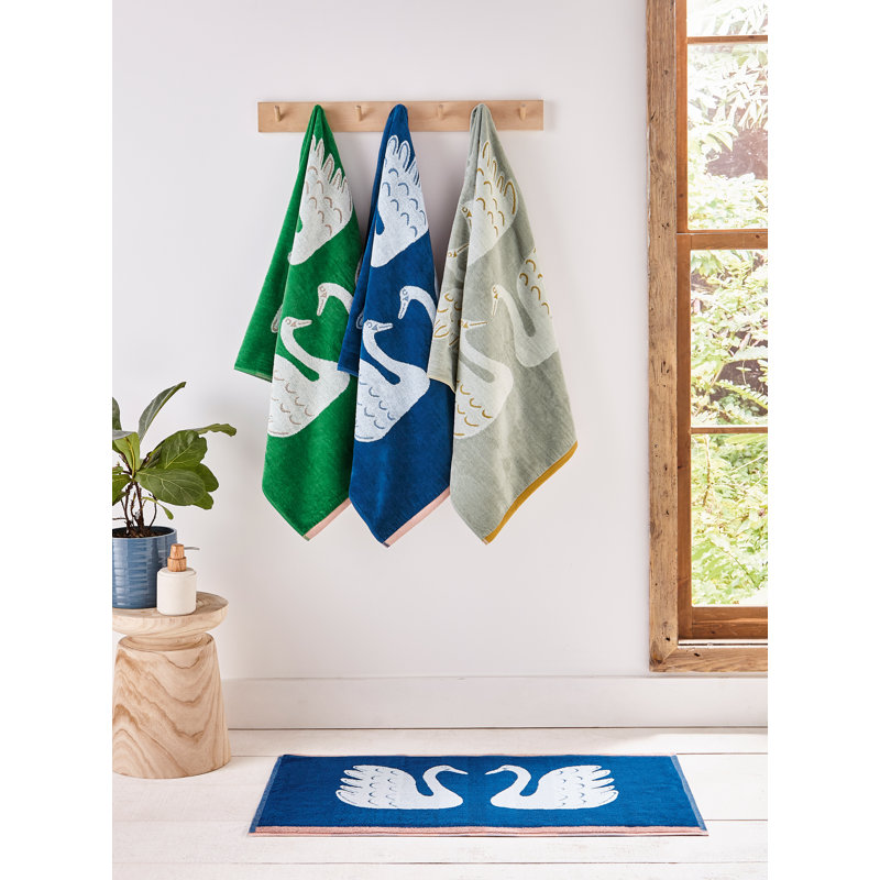 Swan Ultra Light Fingertip Towel, Denim